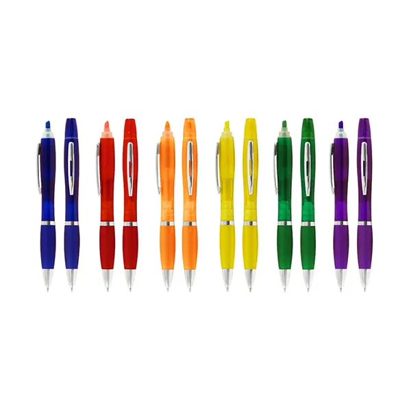 Bolígrafo con Destacador Wind Color