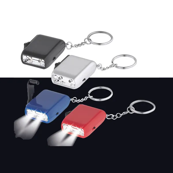 Llavero-Linterna LED Dínamo