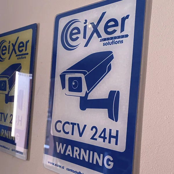 Señaletica acrilico