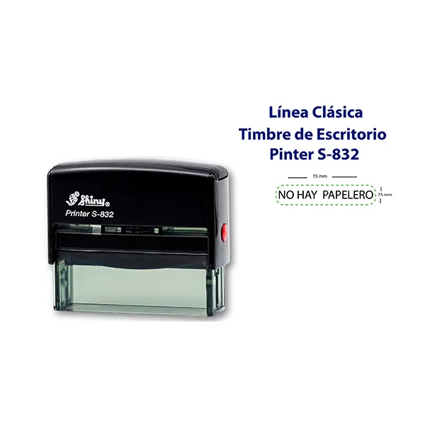 Timbre automático 15x75 mm